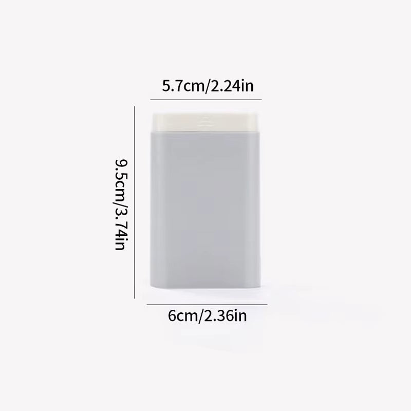 1 Pcs 6 Grids Rectangle Medicine Box Pill Box Vitamins Container Travel Pills Case Storage Capsules Tablets Fish Oils Plastic Box Pill Organizer