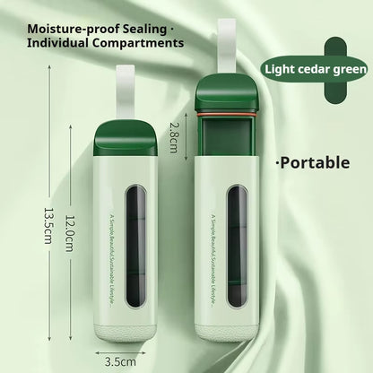 Portable Pill Organizer Box Neat and Tidy Pill Management Travel Dispenser Medicine Box Durable Sturdy Pocket Pill Cases