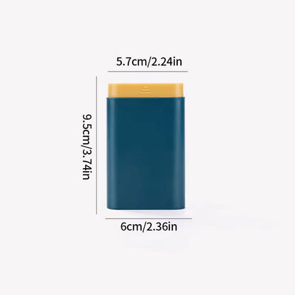 1 Pcs 6 Grids Rectangle Medicine Box Pill Box Vitamins Container Travel Pills Case Storage Capsules Tablets Fish Oils Plastic Box Pill Organizer 