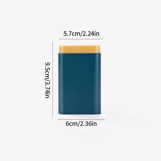 1 Pcs 6 Grids Rectangle Medicine Box Pill Box Vitamins Container Travel Pills Case Storage Capsules Tablets Fish Oils Plastic Box Pill Organizer 