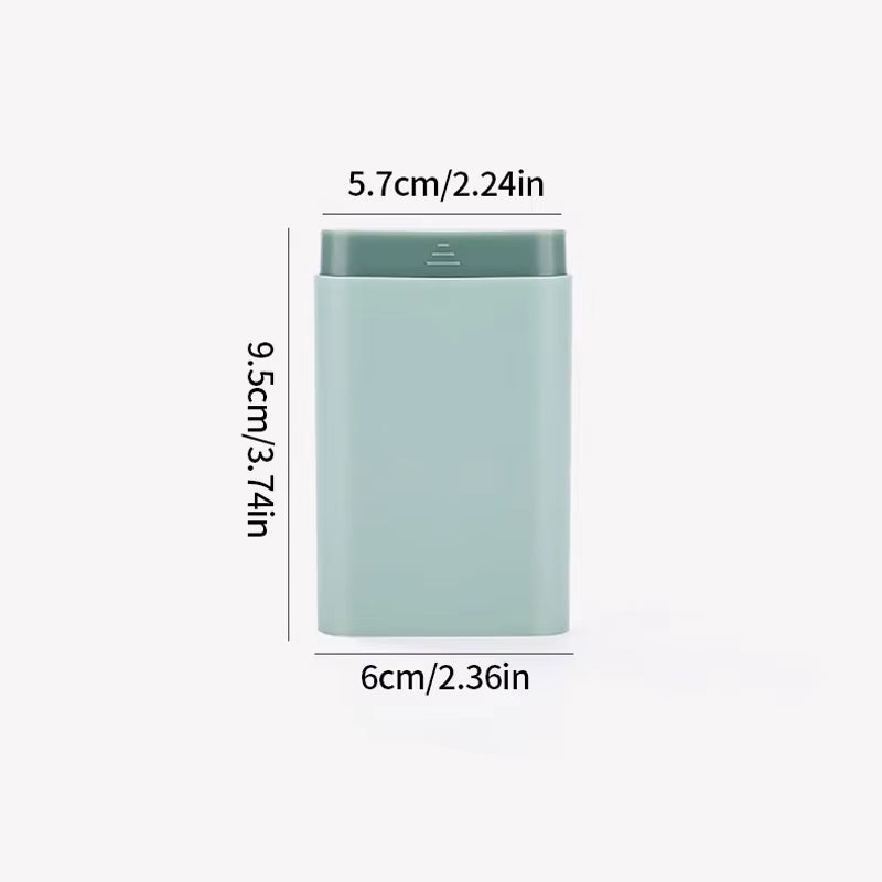 1 Pcs 6 Grids Rectangle Medicine Box Pill Box Vitamins Container Travel Pills Case Storage Capsules Tablets Fish Oils Plastic Box Pill Organizer 