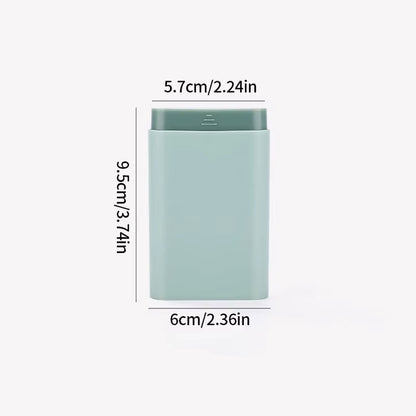 1 Pcs 6 Grids Rectangle Medicine Box Pill Box Vitamins Container Travel Pills Case Storage Capsules Tablets Fish Oils Plastic Box Pill Organizer 