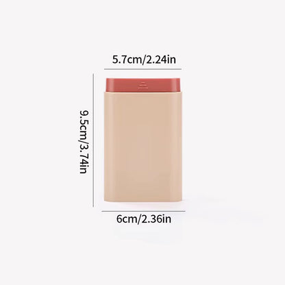 1 Pcs 6 Grids Rectangle Medicine Box Pill Box Vitamins Container Travel Pills Case Storage Capsules Tablets Fish Oils Plastic Box Pill Organizer 